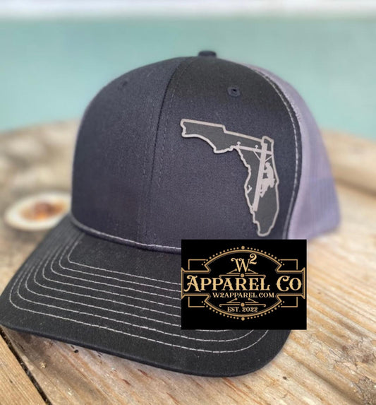 Florida Lineman Patch Cap