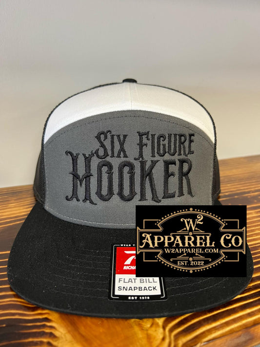 Six Figure Hooker Flat Bill Cap