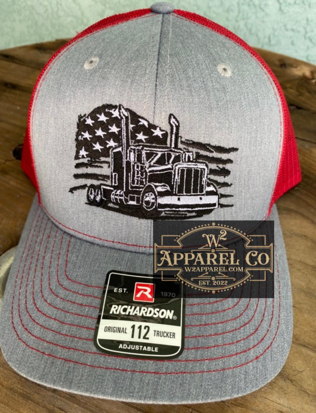 American Flag Trucker Cap