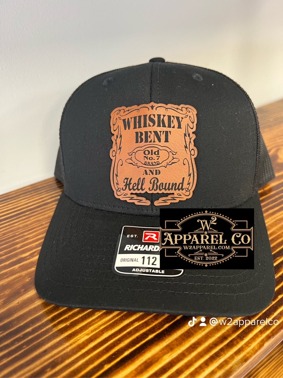 Whiskey Bent and Hell Bound Patch Cap